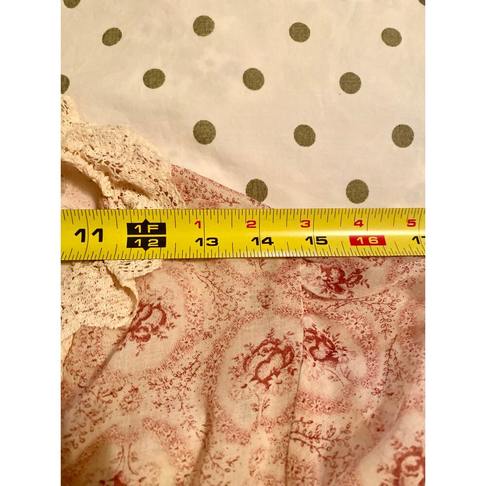 Vtg 70s Boho Handmade 2-Piece Pink Floral Halter Maxi Dress & Bolero Set XS OOAK - Picture 14 of 15